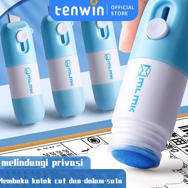 

Box Opener Roller Stamp Cutter / Pembuka dan Penghapus Resi Paket-tenwin offical AST