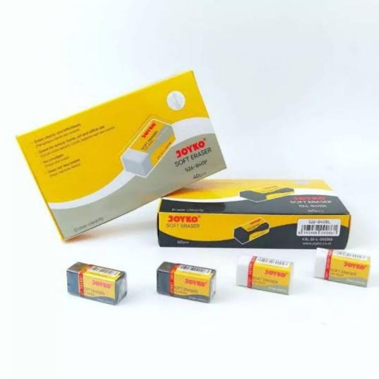 

ERASER PENGHAPUS KECIL JOYKO B-40 (1PAK/40PCS)