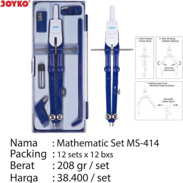 

jangka set ms-414 joyko AST