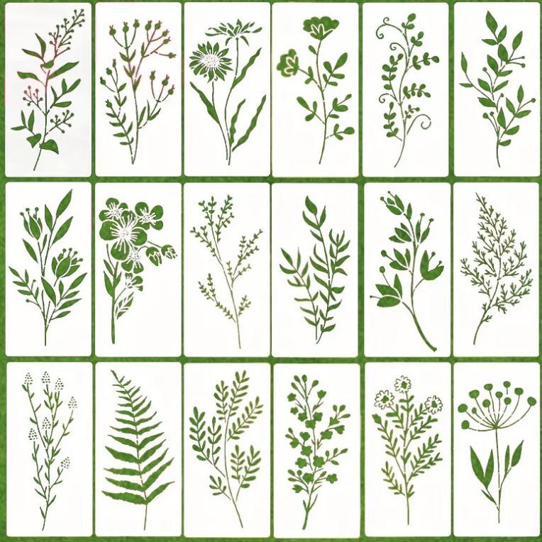 

Stensil Menggambar Anak 18pcs 15x7.5cm Wild Grass | Alat Menggambar | DIY Anak | Belajar Menggambar & Melukis | Mainan Edukatif AST