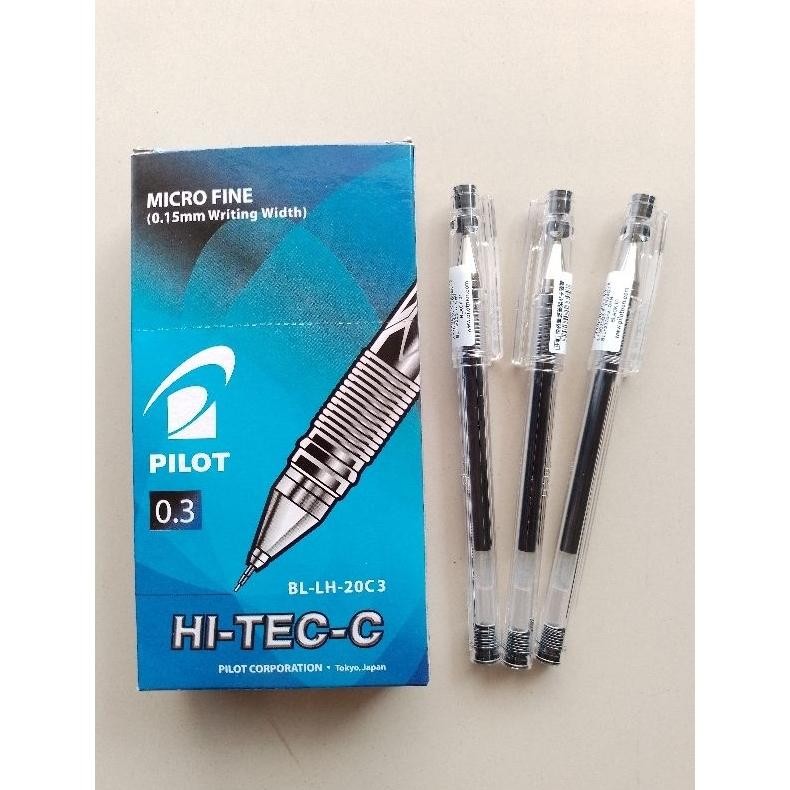 

Pulpen Gel Pen Pilot Hi-Tech BLLH20C3 0.3 mm ( Pcs ) [ Original ]