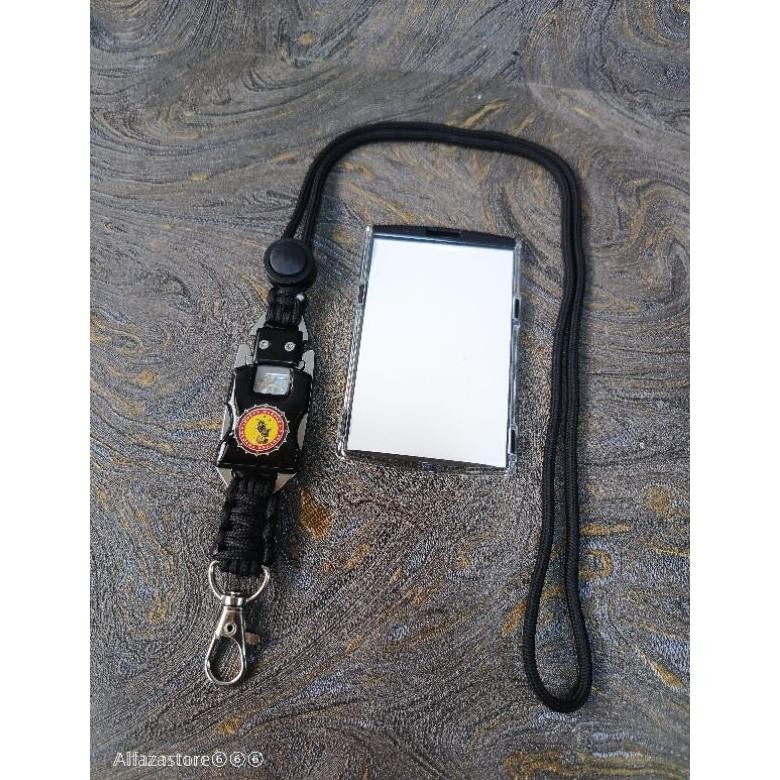 

Tactical lanyard id card holder logo cakra intel baintelkan intelkam AST