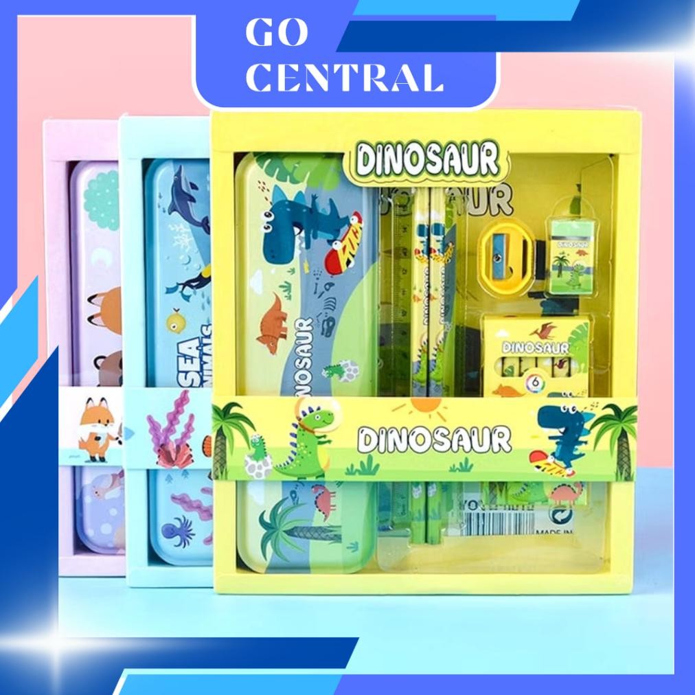 

{ GC } Kotak Pensil Anak Set Stationery Untuk Hadiah Anak Sekolah Kotak Pensil Karakter Murah Stationery Alat Tulis Set Tepak Pensil AST