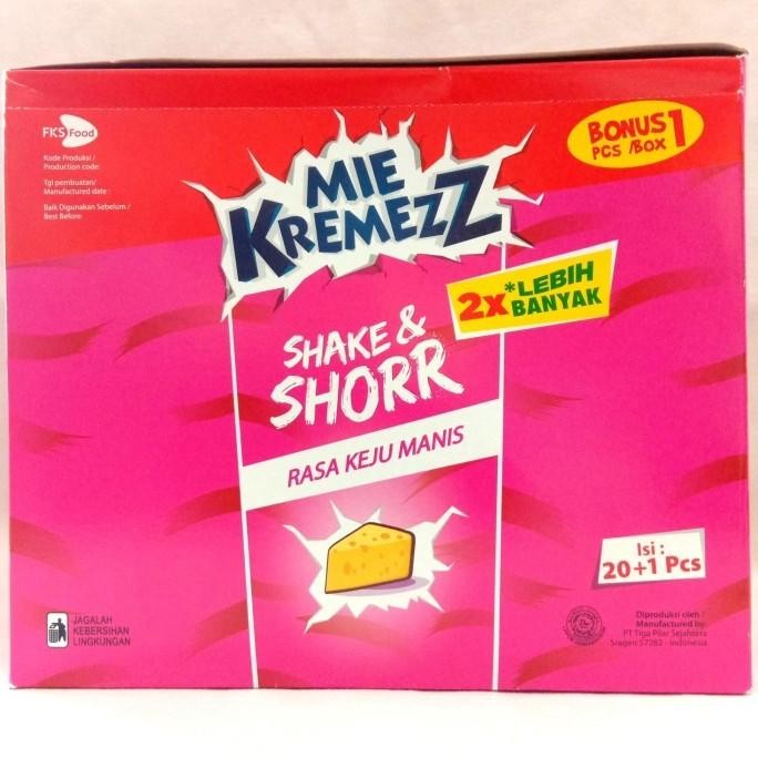 

(Expert) MIE KREMEZZ Shake & Shorr Rasa Keju Manis 16gr Isi 20+1 pcs