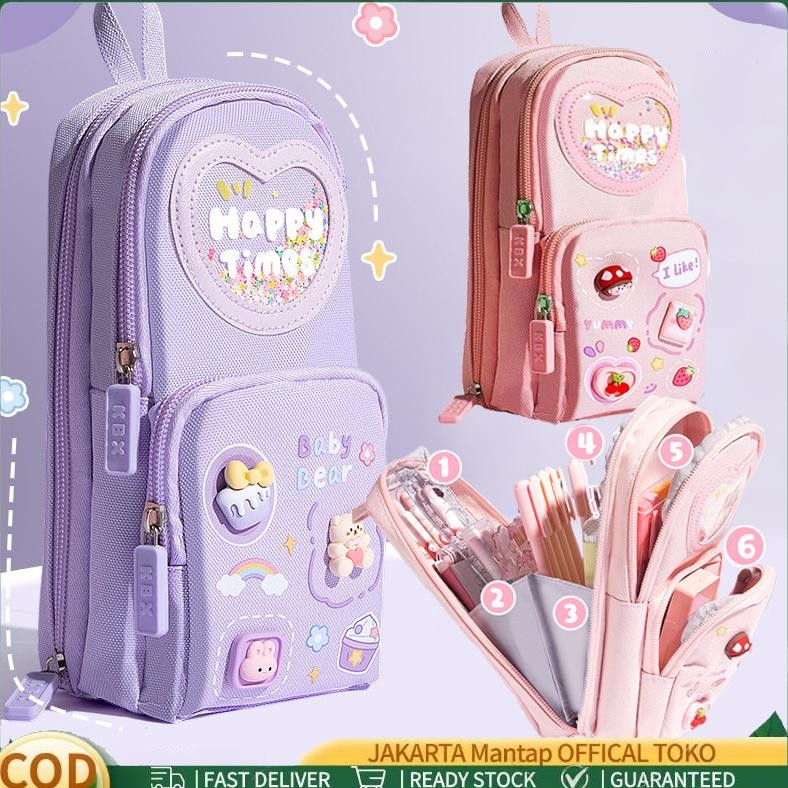 

Mantap Tempat Pensil Kotak 3D Anak Perempuan Lucu Besar / Kotak Pensil Anak Sekolah 6 Ruang / Kapasitas Besar Pencil Case / Kotak Pensil Anak Sekolah AST