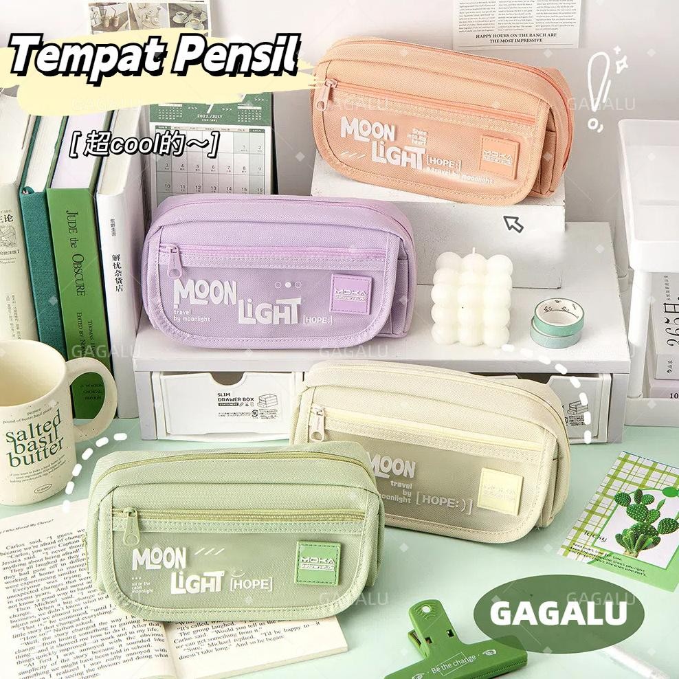 

GAGALU Tas Pena Tempat Kotak Pensil Aesthetic Tas Pensil Pencil Case Kapasitas Besar Alat Tulis Pen Bag Pouch Holder Lucu AST