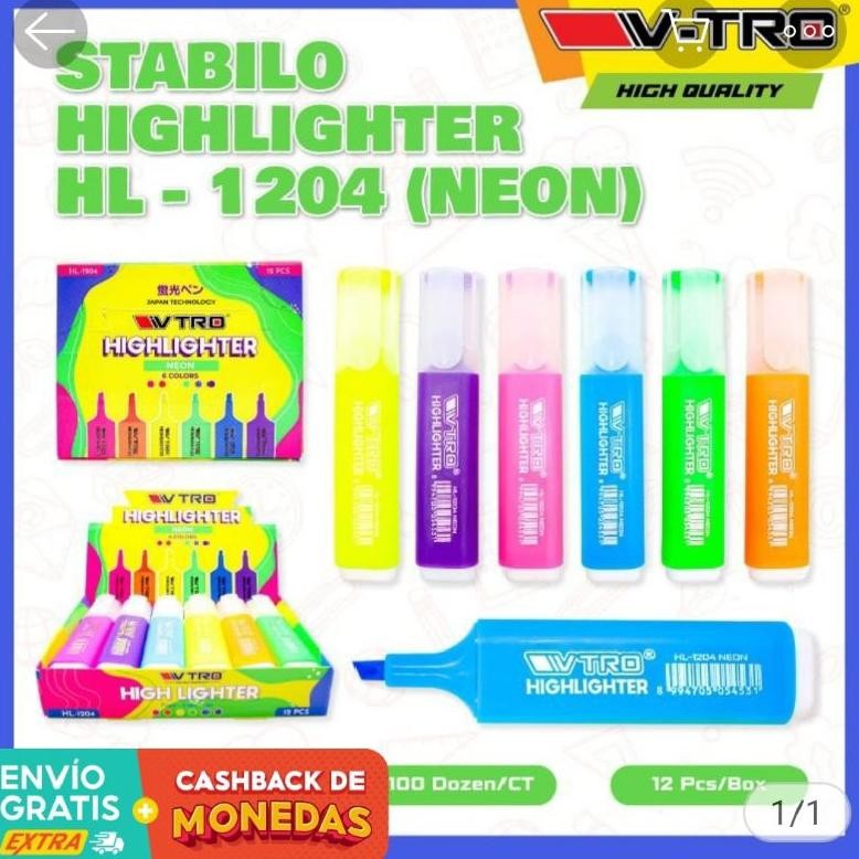 

Highlighter - pewarna - penanda V-tro/Eselon ( 1pak/12pcs )