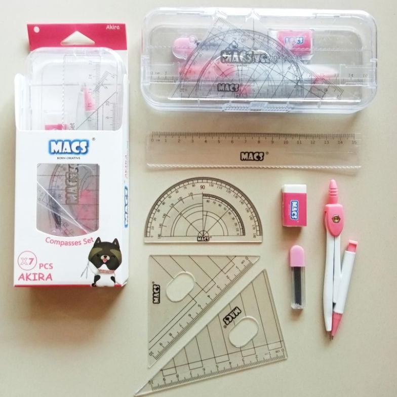 

Jangka Set Macs Akira Chubbs Set 7 Pcs ( Set ) [ Original ] AST