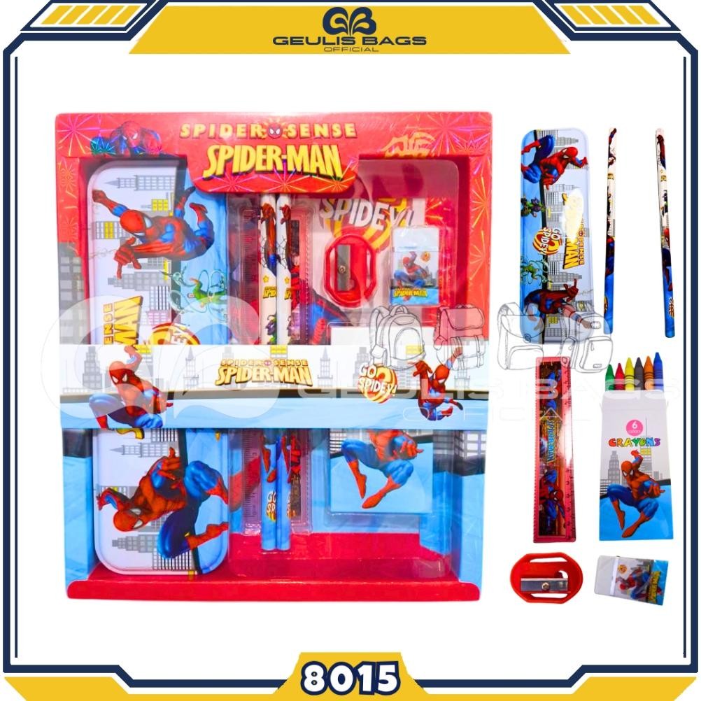 

Geulis Bags Kotak Pensil Anak Set Stationery/Alat Tulis Kotak Pensil Karakter/Alat Tulis set Lengkap AST