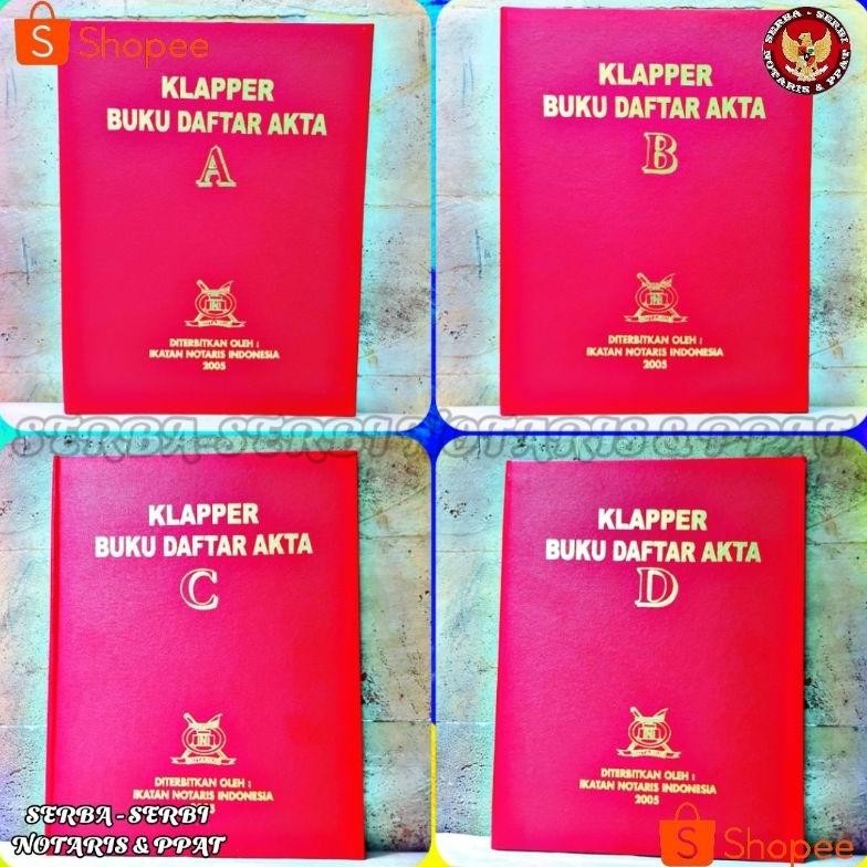 

Buku klapper abjad daftar akta notaris (A - Z) AST