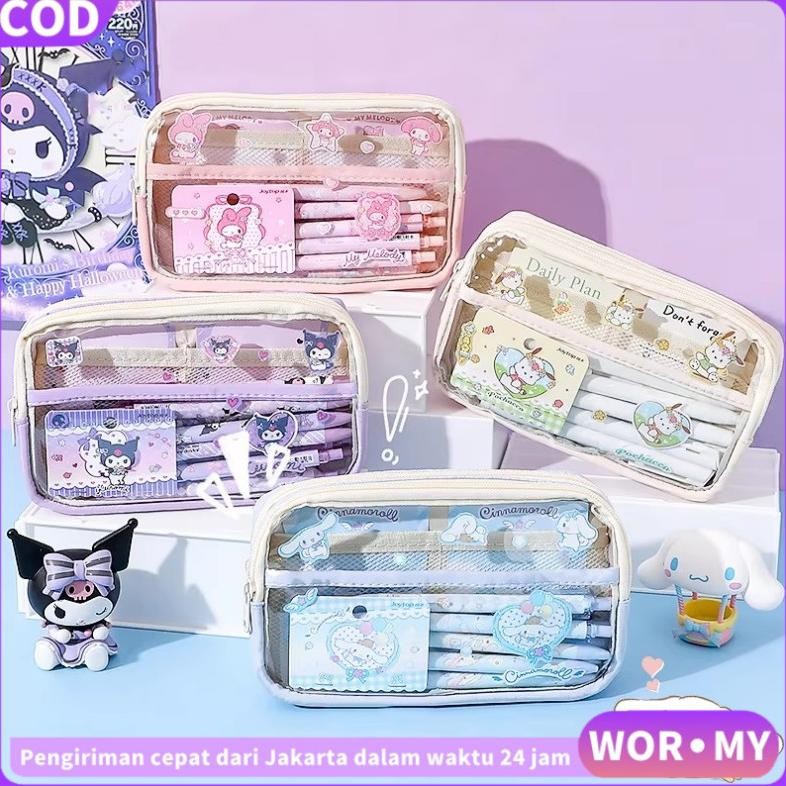 

WORMYKotak Pensil Baru Anime My Penyimpanan Alat Tulis Siswa Perlengkapan Sekolah Inc Hadiah Lucu Kawaii AST