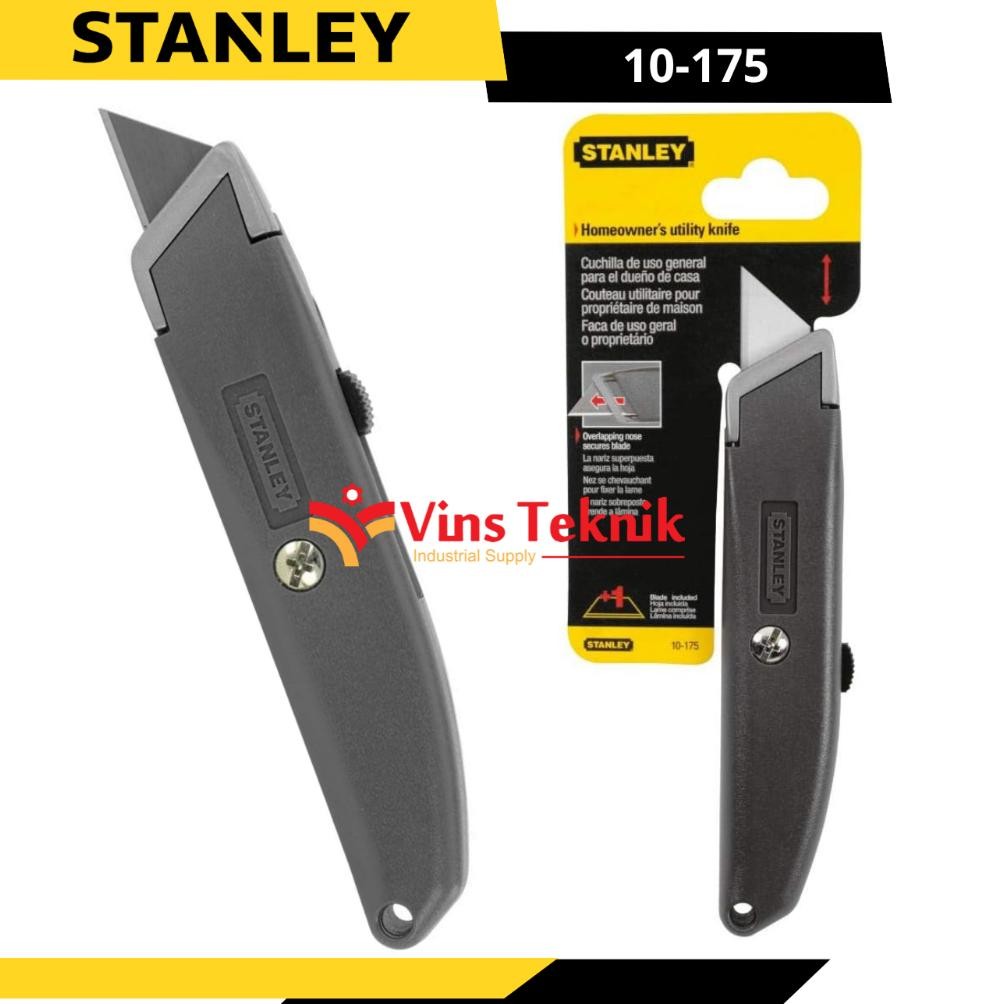 

Pisau Cutter Plastic Retractable Utility Knife Stanley 10-175 AST