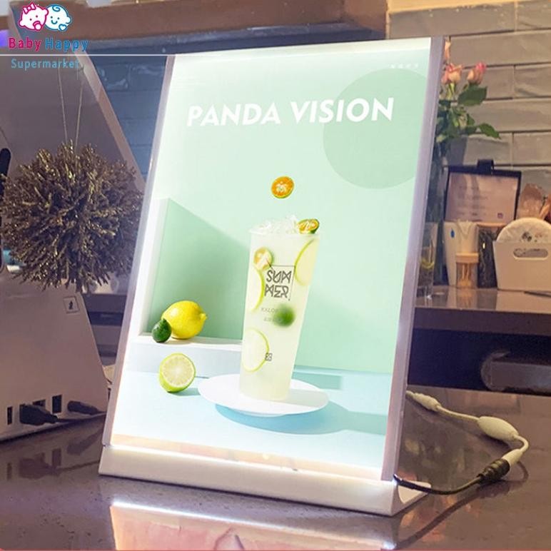 

High-End A3 A4 Advertising Light For Store Counter-Top Acrylic Led Illuminated Menu Sign Holder AST