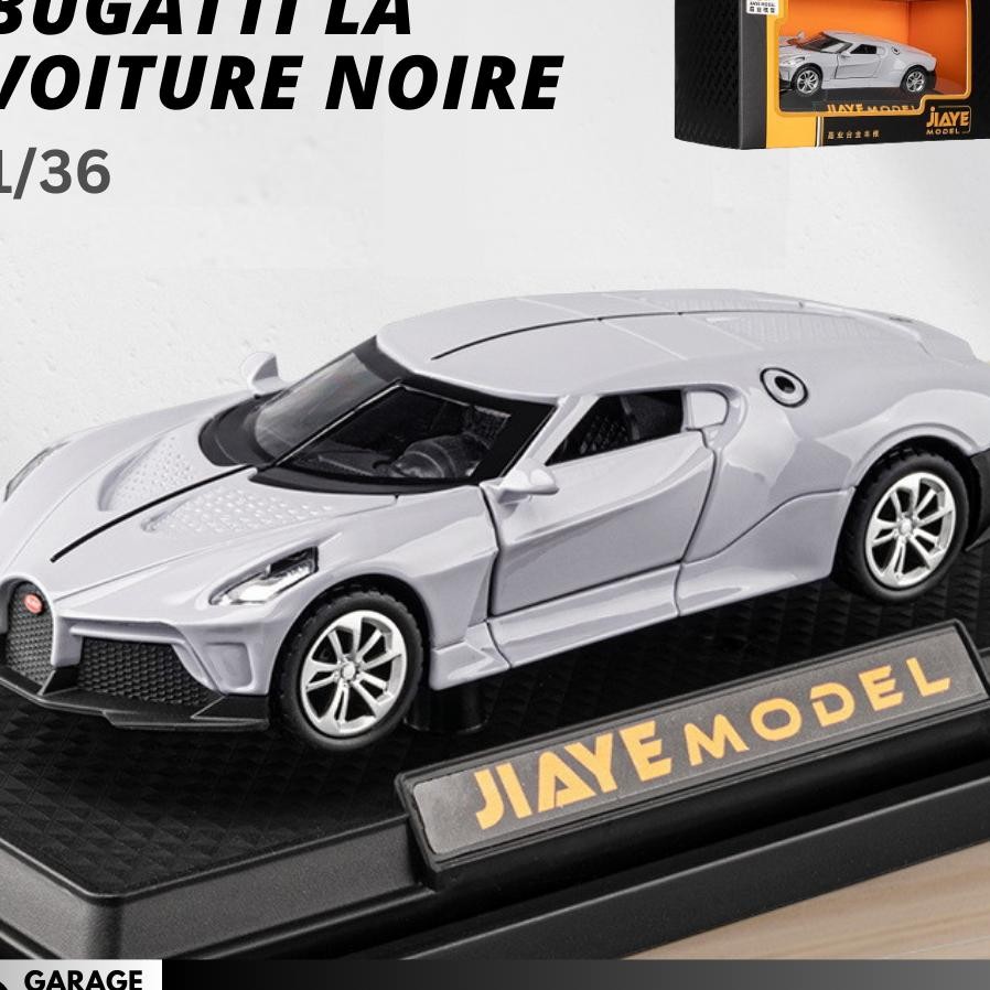 Diecast Mobil 136 Bugatti Voiture La Noire Alloy Diecast El Pajangan Mobil Miniatur Bugatti