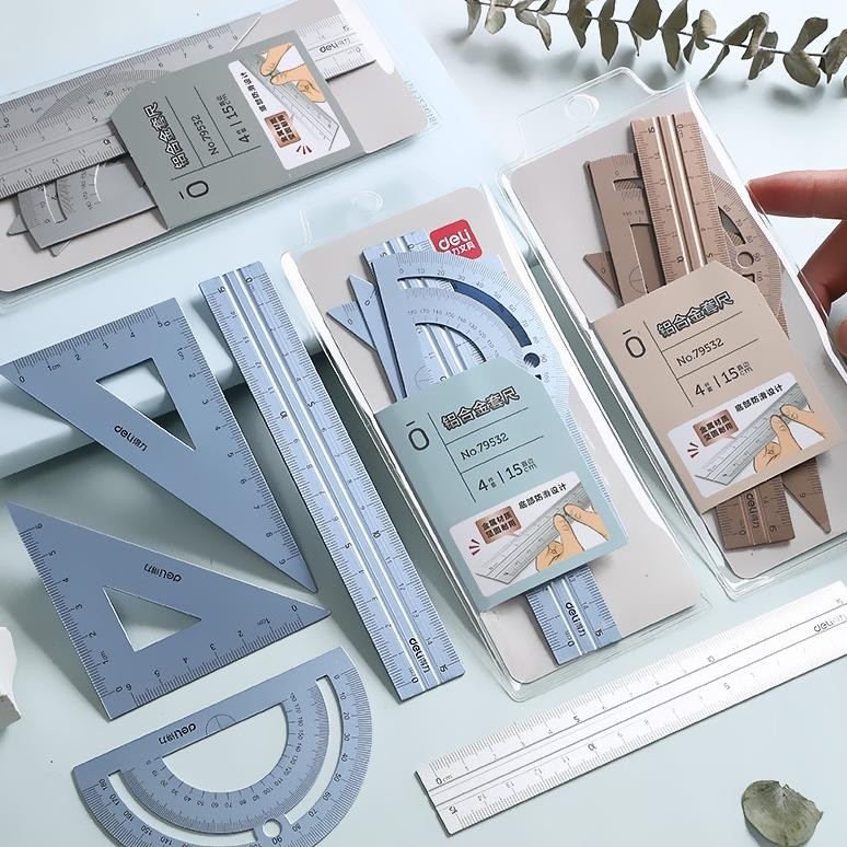 

PENGARIS RULER ALUMUNIUM GEOMETRY DRAWING - DELI 79532 AST