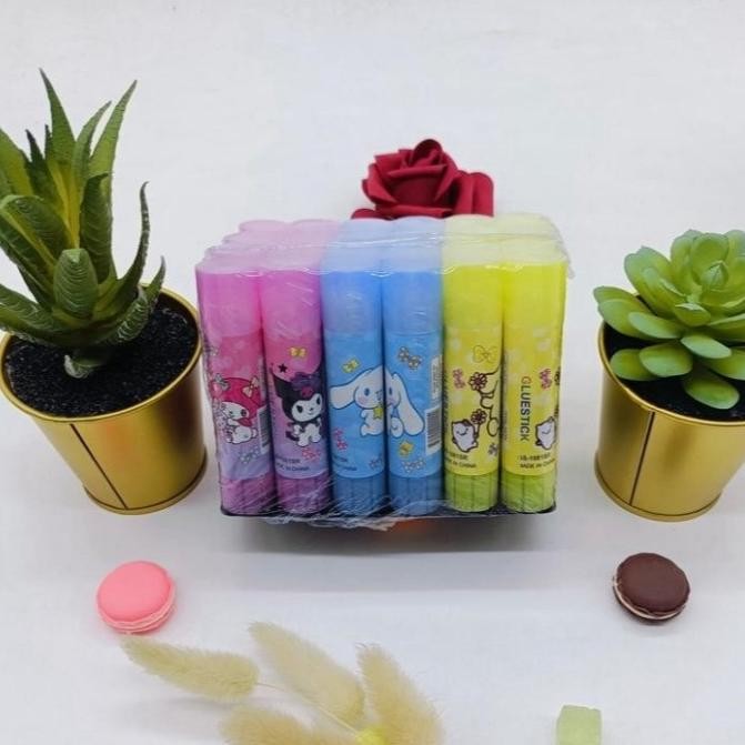 

Lem stik (1pak=24pc) ukuran KECIL 10gram/ Lem stick / Lem murah / Lem fancy / Glue Stik Fancy AST
