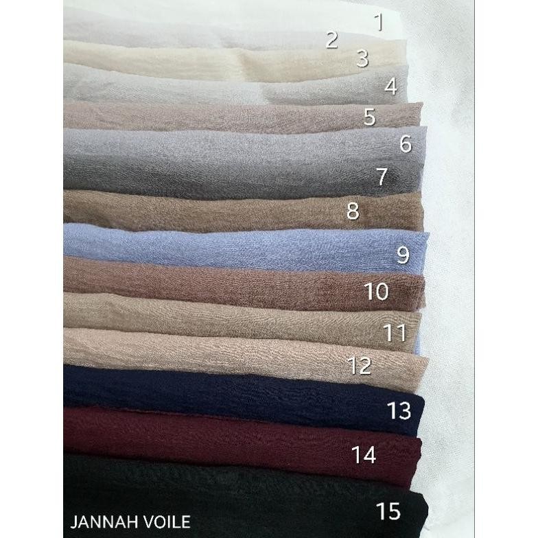 See-97 Kain Jannah Voile Arabian Crinkle Wrinkle Cotton