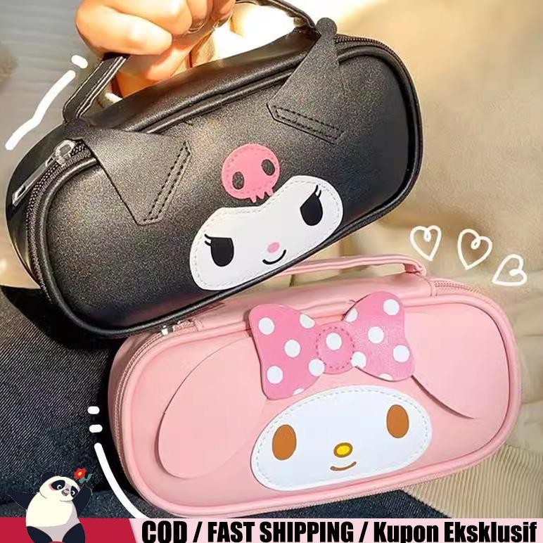 

Tempat Pensil Premium Oval / Kotak Pensil Karakter Lucu / Tempat Pensil Kartun 3D PU Leather AST