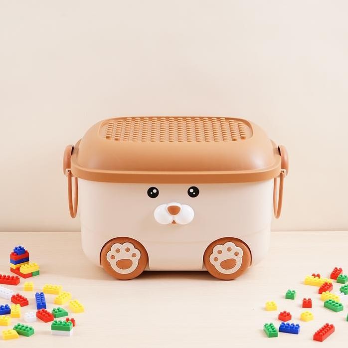 

Terlaris Azko Stora Kotak Penyimpanan Anak Dengan Roda Seal - Cokelat Kotak Serbaguna Wadah Simpan Storage Box Boks Organizer