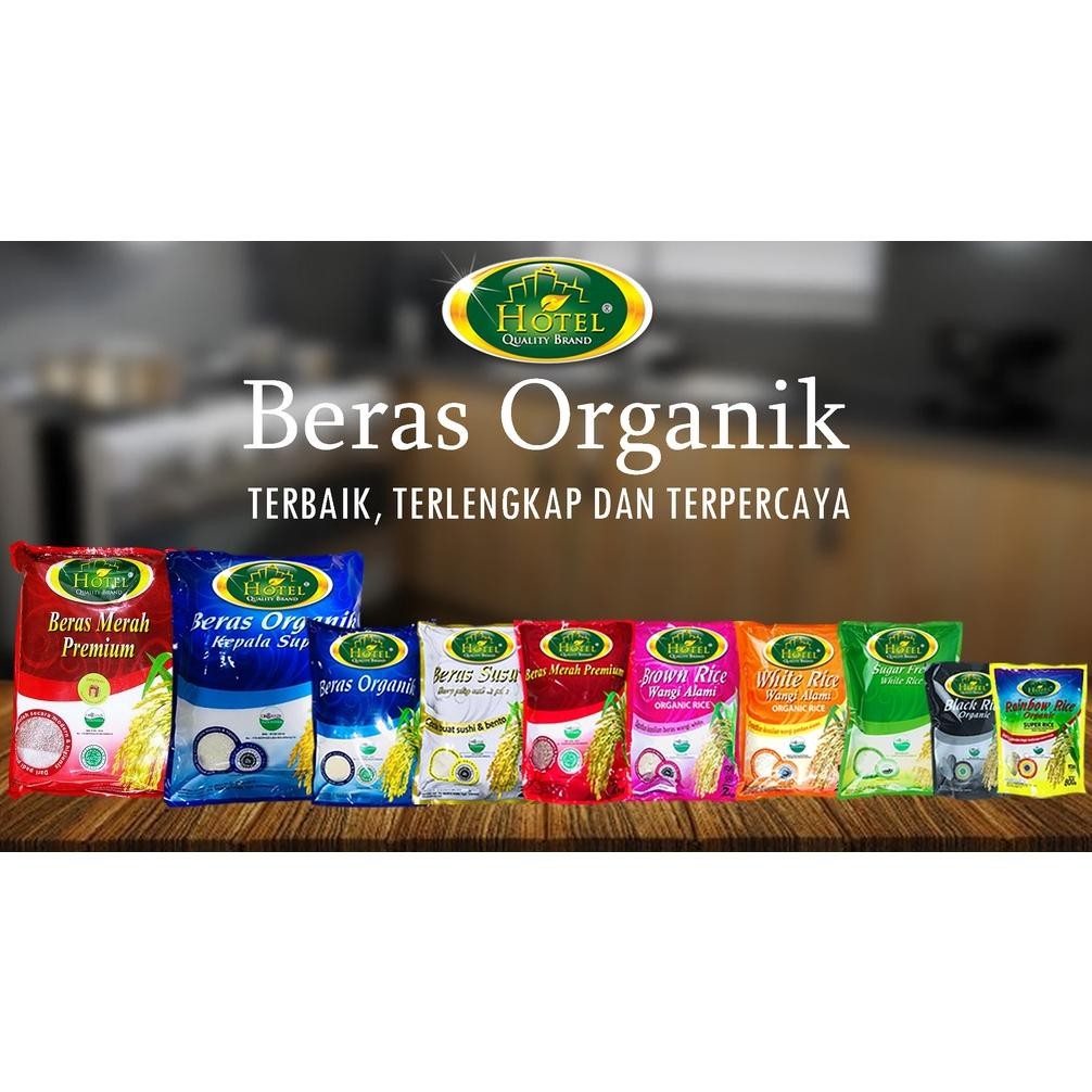 

Beras Merah HOTEL 5 kg - Beras Merah Organik - Beras Organik Merah