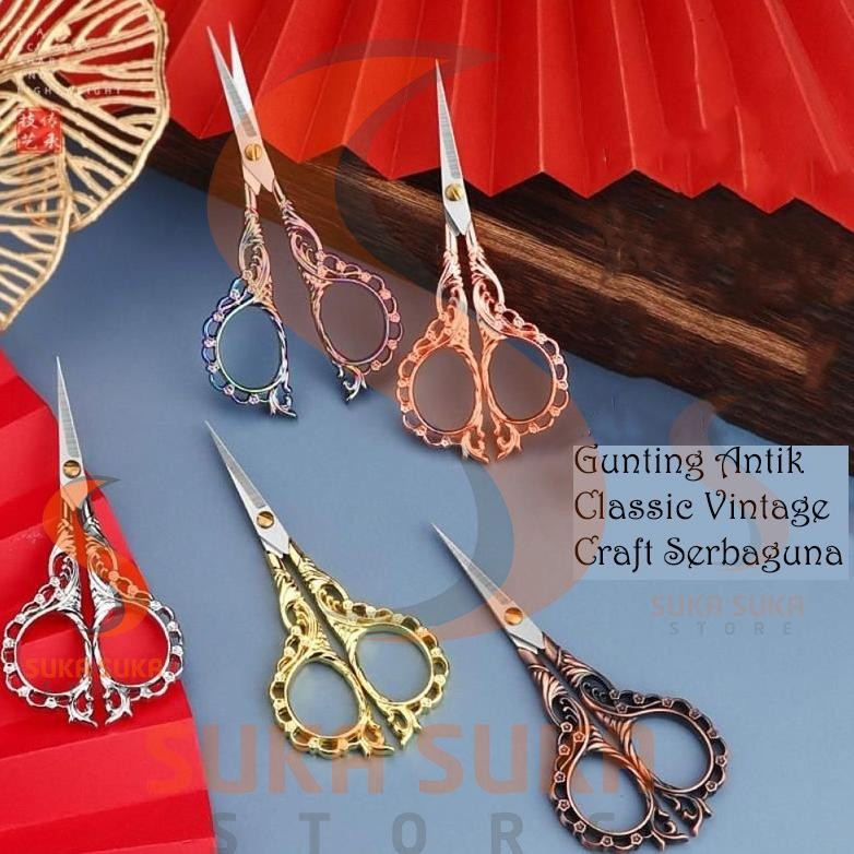 

Gunting Antik Vintage Craft | Vintage Scissor | Stylish Retro classic | Gunting Benang klasik | Estetik Photo Properties / Gunting Jahit klasik Vintage Ukir / Gunting vintage craft / Gunting Jahit klasik Vintage Ukir / Gunting Jahit klasik Vintage Ukir