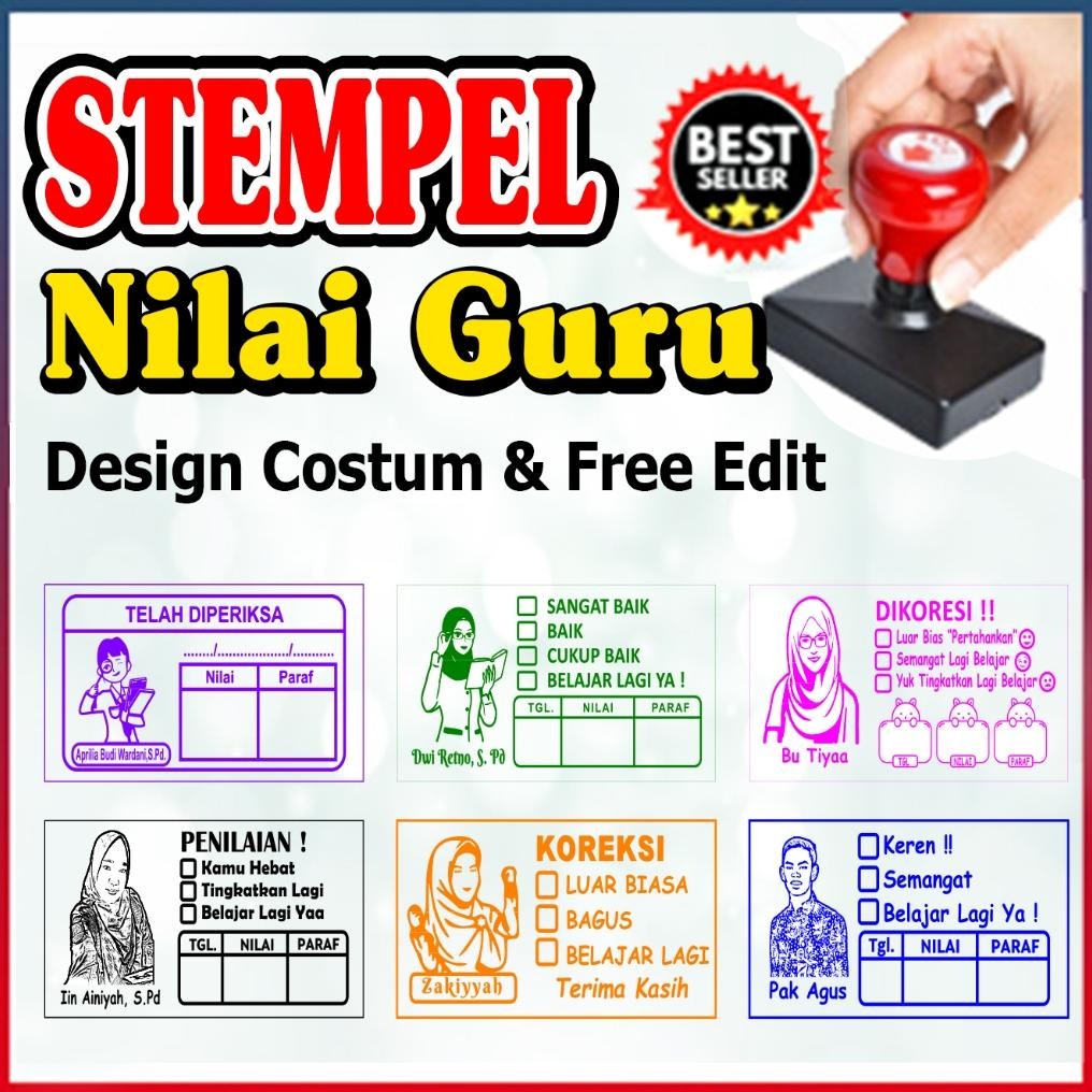 

Stempel Guru/stempel nilai / Penilaian / Koreksi / Checked / Reward AST