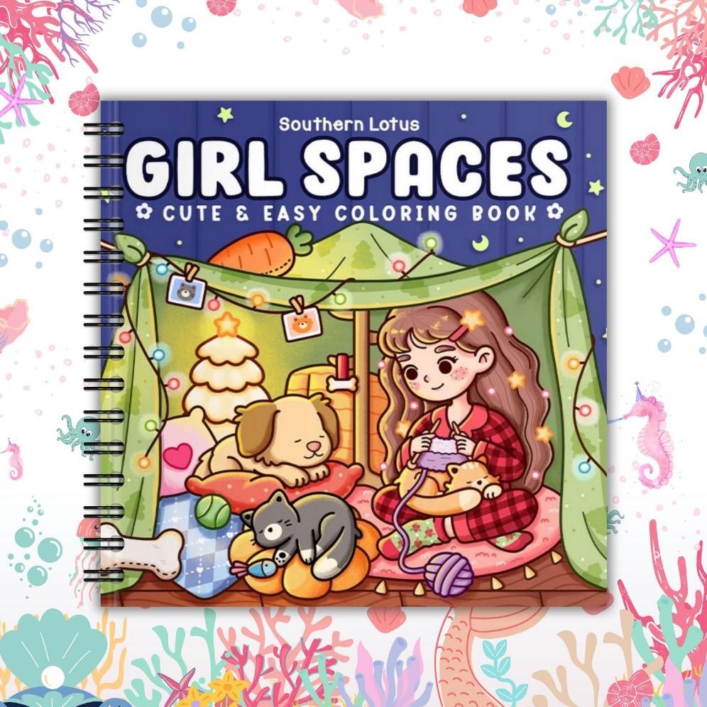 

Girl Space Coloring Book Buku Mewarnai Girl Space Kertas Tebal AST