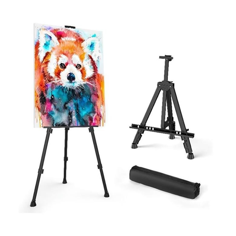 

Tripod Frame Lukisan Standing Frame Holder Kanvas Lukis Besi Portable AST