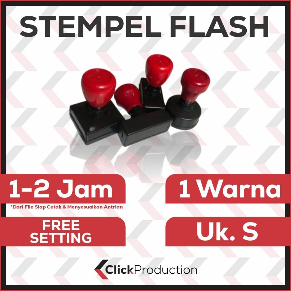 

STEMPEL FLASH / STEMPEL OTOMATIS UKURAN S AST