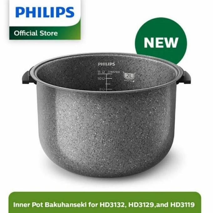 {Terbaru} Philips Inner Pot/ Teflon Philip Rice Cooker Bakuhanseki Untuk Hd4515 Digital Hd3111/30 Pa