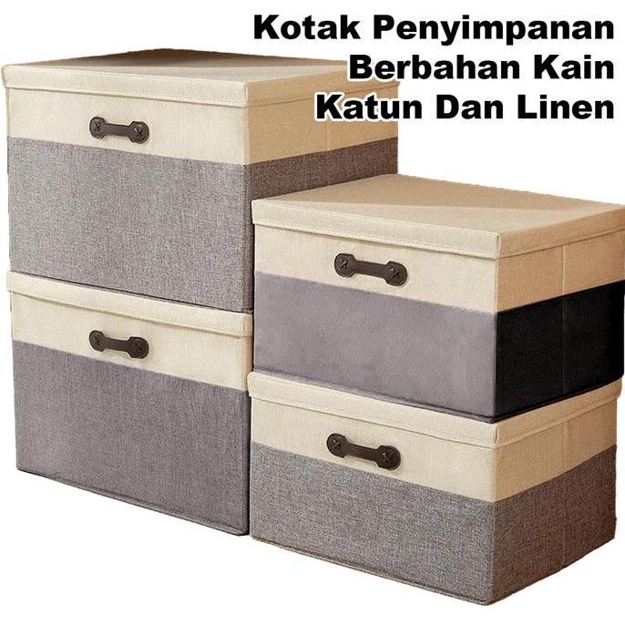 

Terlaris Storage Box Lipat Only 4 Size Dengan Tutup Organizer Tempat Penyimpanan Baju Serbaguna -Xz-26