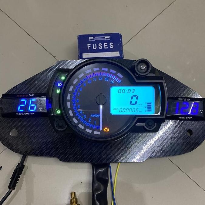 SPEEDOMETER SPEEDO DITAL NINJA 250 KARBU MODEL KOSO