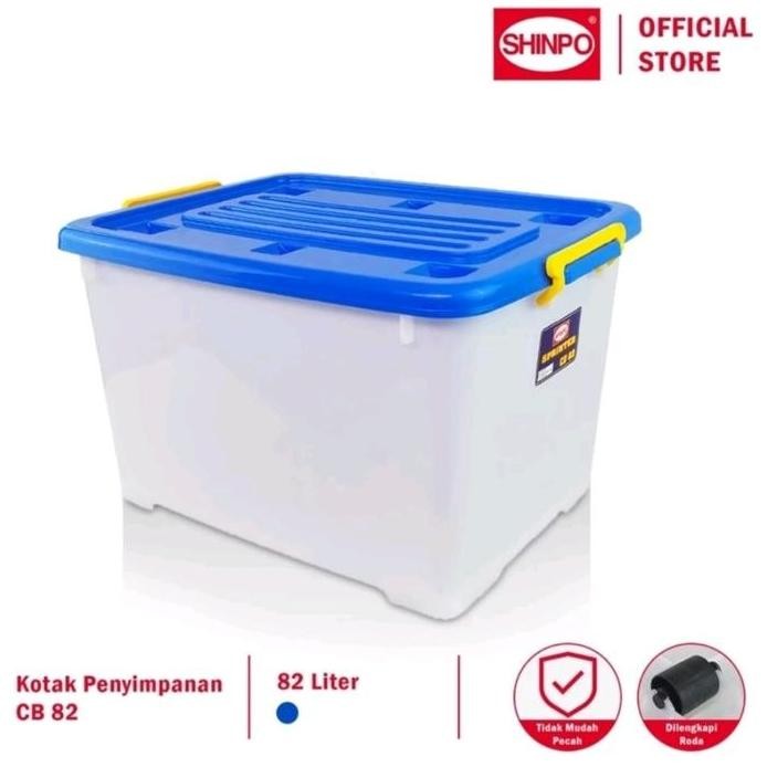 

Terlaris Container Box Kotak Penyimpanan Kontainer 60 Liter Roda Shinpo