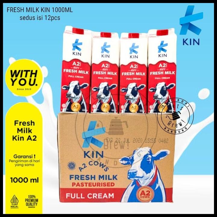 

Terlaris Fresh Milk Kin 1000Ml Sekarton Isi 12Pcs Good Quality
