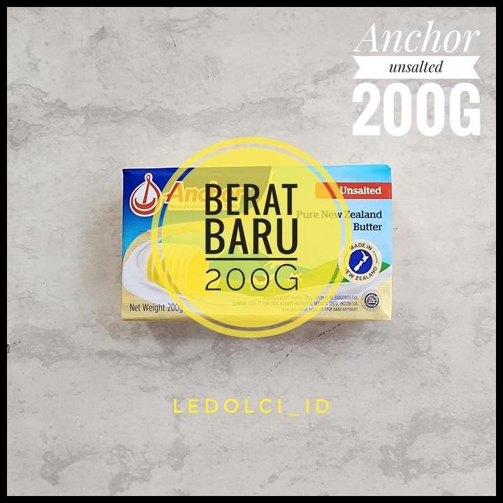 

Terlaris Murah! Butter Anchor Unsalted 227 Gram | Mentega Tawar Anchor 227 Gram Good Quality