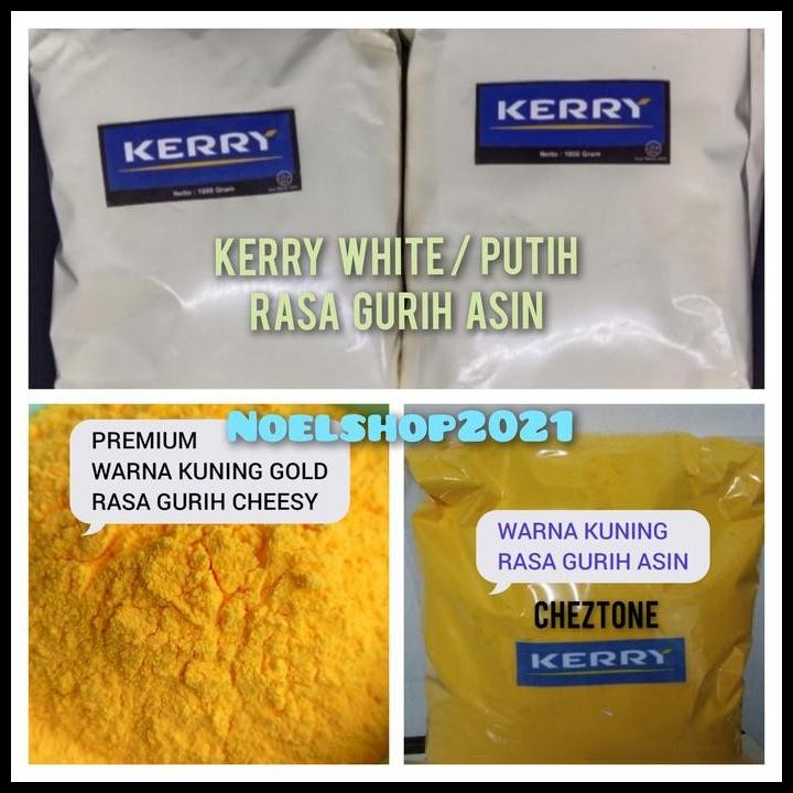 

Terlaris Bubuk Keju Kerry Cheztone Gold Import Halal Cheese Powder 500 Gram Good Quality