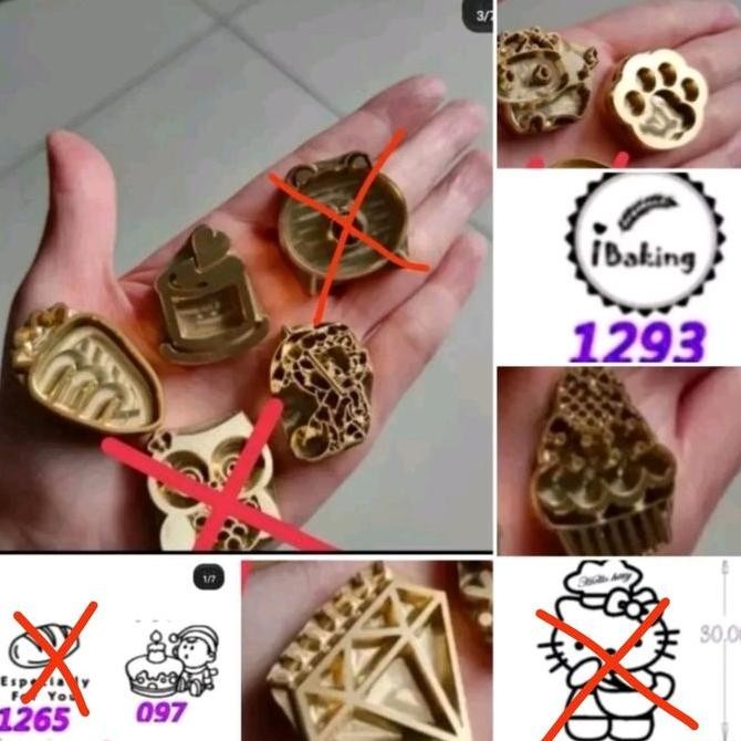 

Terlaris Hot stamp 3 cm / stampt kue / stamp kue / hot stamp SALE