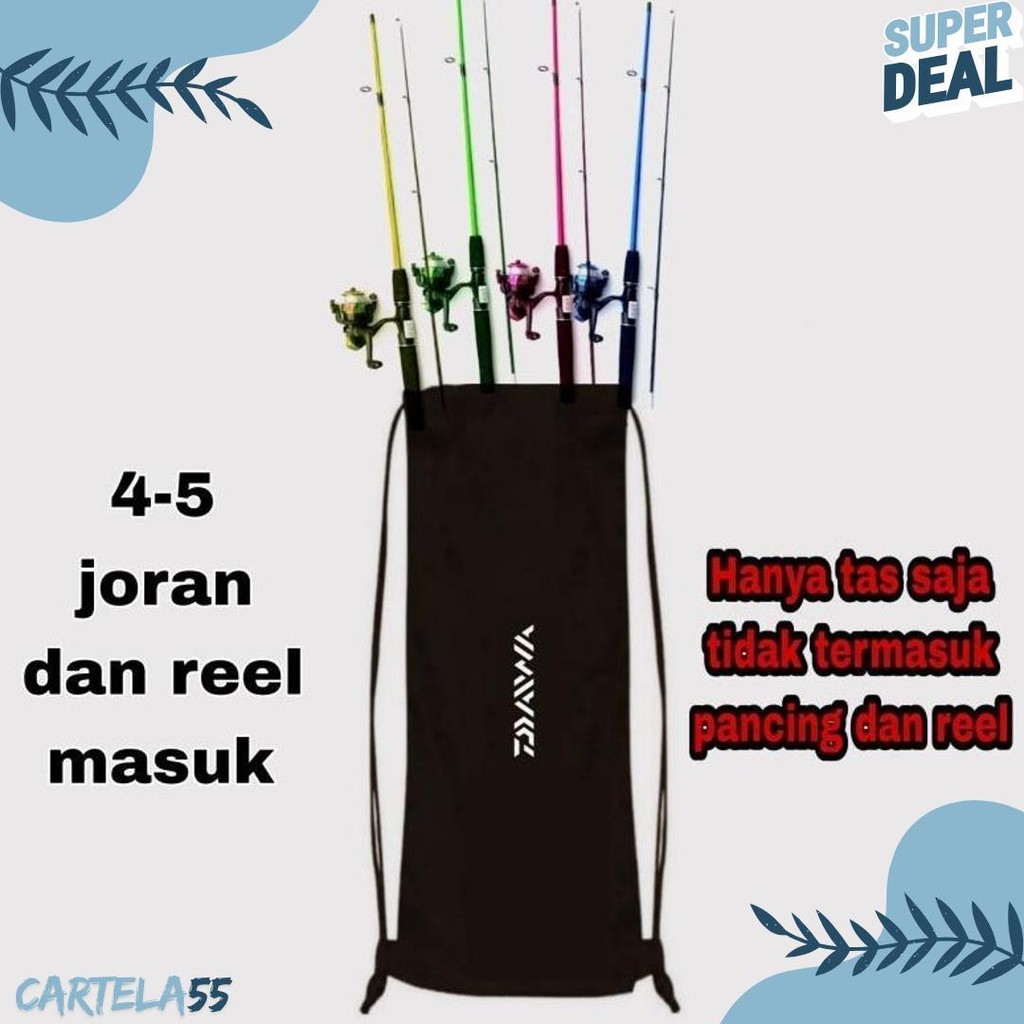 Tas Pancing Dan Reel Jumbo Bahan Lotto Tebal Diskon