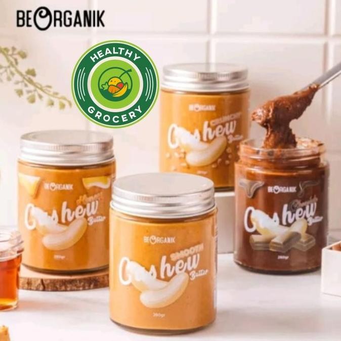 

Terlaris Beorganik Cashew Butter Chocolate / Honey / Crunchy / Smooth 260gr SALE