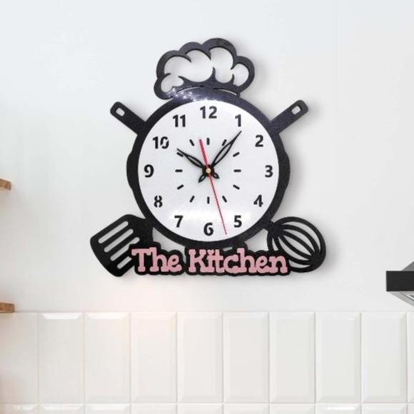 Tersedia Jam hiasan Dinding Estetik Unik Dapur The Kitchen JD0013 jam  dinding