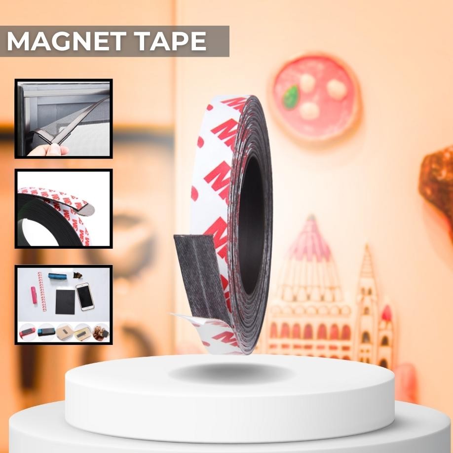 

Jual Double Tape Magic 3M Magnet Tape Lebar 10Mm Per 1M Tebal 2Mm