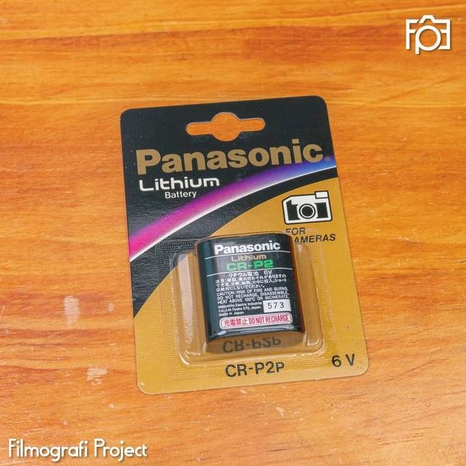 Tersedia Baterai Panasonic CRP2 CR-P2 CR P2 Photo Lithium Battery - Untuk Kamera Analog