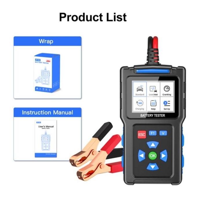 Promo Battery Tester Digital Print Te St Aki Detektor Baterai Multi Language