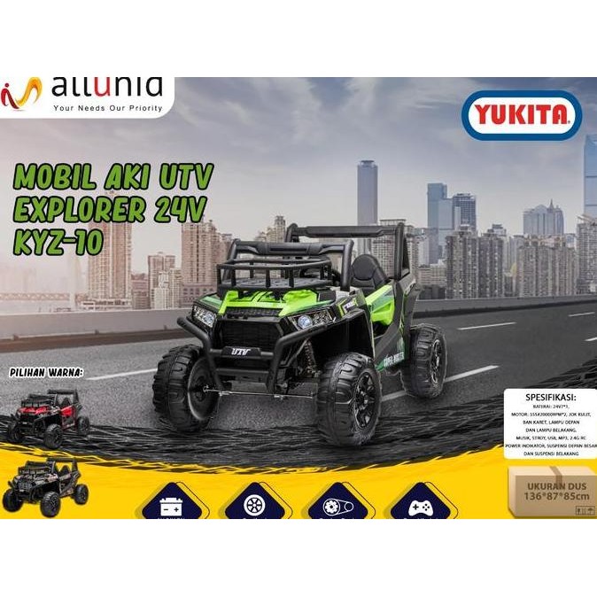 Promo Mainan Anak Mobil Aki Utv Explorer 24V - Kyz 10