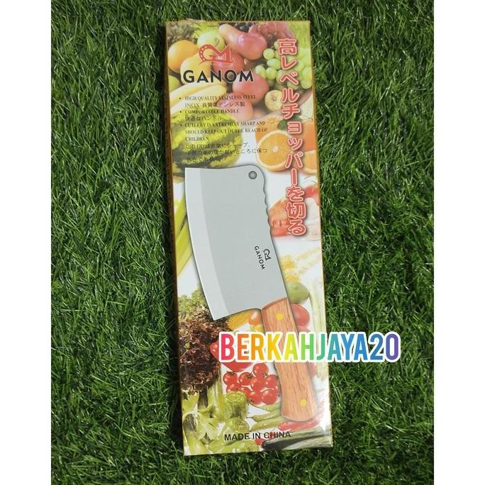 Pisau Golok Daging Stainless Steel/ Pisau Daging Tajam Ganom