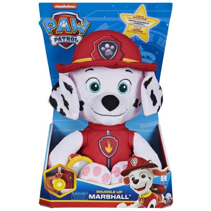 Boneka Paw Patrol Snuggle Up Pups Plush Dolls With Flashlight & Sounds