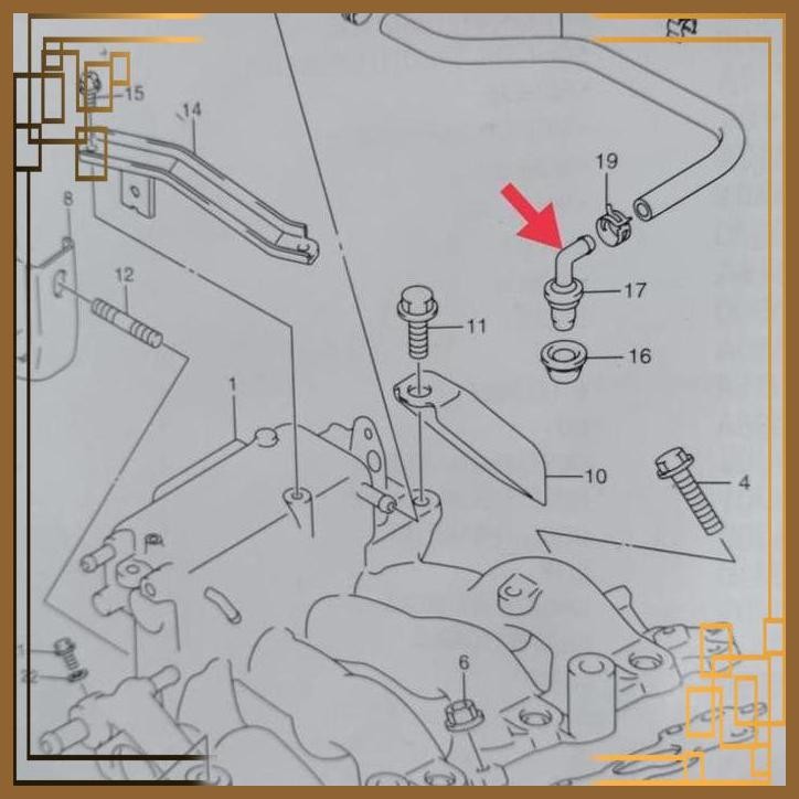 [FRM] VALVE PCV SUZUKI APV/FUTURA INJECTION ORIGINAL