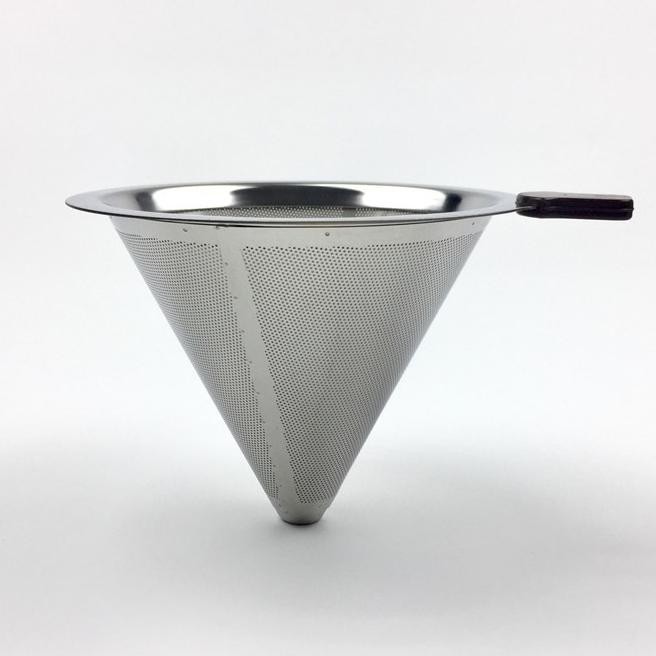 Dripper V60 Filter Penyaring Dripper Kopi V60 Cone Stainless Steel