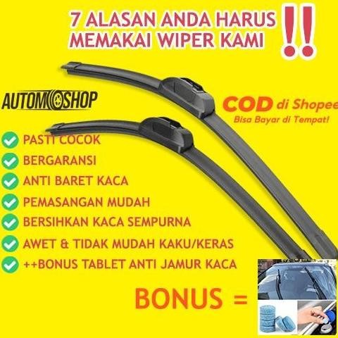 [Allthebest] Wiper Kaca Mobil Frameless Avanza All New Avanza GrandNew Avanza BONUS