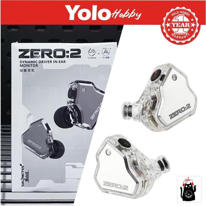 TERMURAH - 7hz zero 2 7hz x crinacle zero : 2 dynamic driver in ear earphone